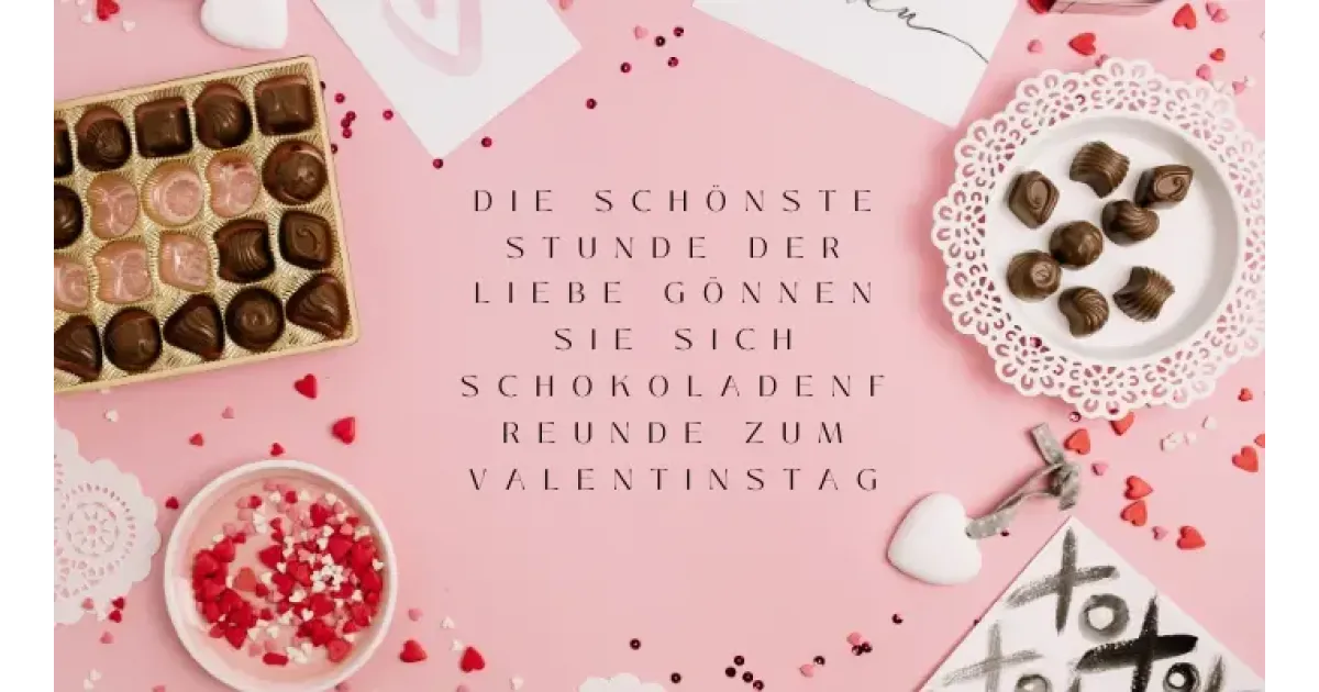 Die schönste Stunde der Liebe: Gönnen Sie sich Schokoladenfreunde zum Valentinstag