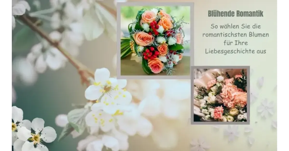 Blühende Romantik: So wählen Sie die romantischsten Blumen für Ihre Liebesgeschichte aus