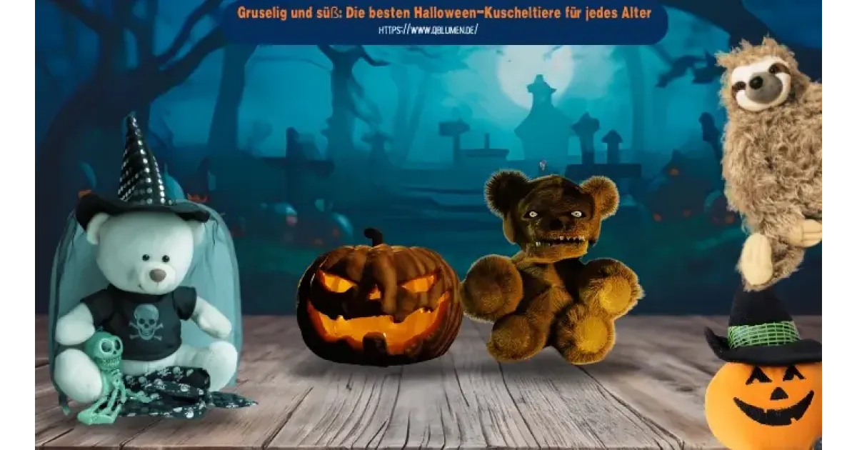 Gruselig und süß: Die besten Halloween-Kuscheltiere für jedes Alter