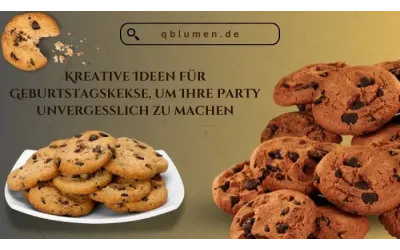 Kreative Ideen für Geburtstagskekse, um Ihre Party unvergesslich zu machen