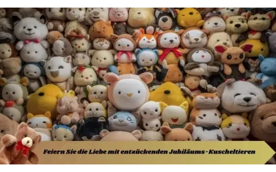 Feiern Sie die Liebe mit entzückenden Jubiläums-Kuscheltieren