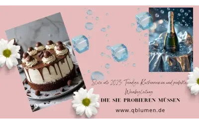 Slice into 2025: Trendige Kuchenaromen und perfekte Weinbegleitung, die Sie probieren müssen