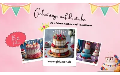 Geburtstage auf deutsche Art feiern: Kuchen und Traditionen