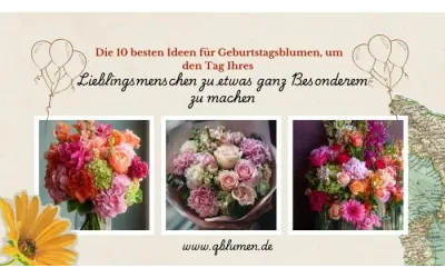 Die 10 besten Ideen für Geburtstagsblumen, um den Tag Ihres Lieblingsmenschen zu etwas ganz Besonderem zu machen