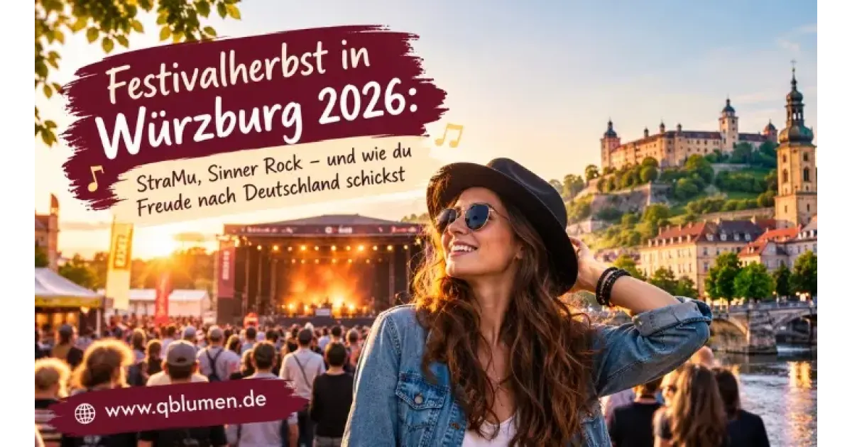 Festivalherbst in Würzburg 2026: StraMu, Sinner Rock – und wie du Freude nach Deutschland schickst
