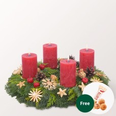 Kranz Scandinavian Dream (Ø 30 cm) mit 3 Ferrero Giotto