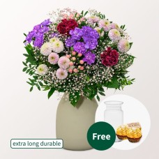 Blumenstrauß Blütentraum mit Vase