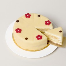 Dessert Lübecker Marzipankuchen