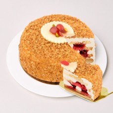 Dessert-Haselnusskrokantkuchen