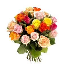 Blumenstrauß aus gemischten Rosen