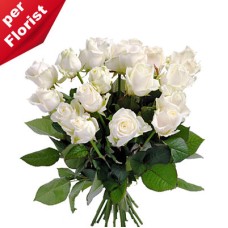 Blumenstrauß aus weißen Rosen