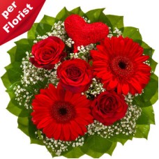 Blumenstrauß mit Liebe
