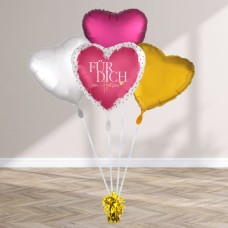 Heliumballon Geschenk „Fur dich von Herzen“
