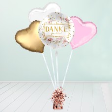 Heliumballon-Geschenk „Danke für alles!“ Satz