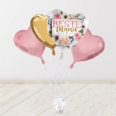 Heliumballons Geschenk „Beste Mama“