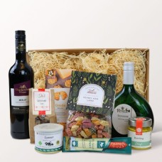Geschenkbox auf dem Land