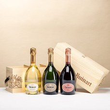 R' de Ruinart, Blanc de Blancs & Rose in Holzkiste