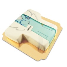 doctor cake (Medium ((25x17 cm) 16 parts))