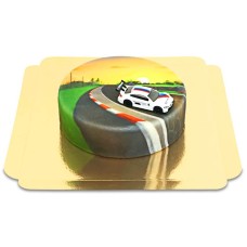 BMW® Miniaturauto auf Torte (Klein (18 cm (6-8 Teile)))