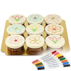 Cupcakes and Lebensmittelstifte