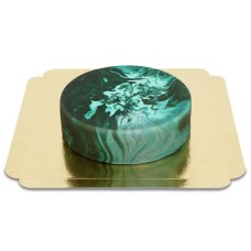Torte mit dunklem Marmoreffekt (Klein (6-8 Teile))