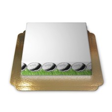 Kuchen-Fotorahmen Thema Golf (Klein)