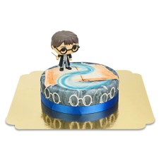 Harry Potter auf Blue Magic Cake (Klein ((18 cm) 6-8 Scheiben))