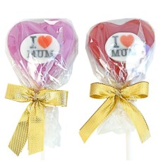 „Ich liebe Mama“ Cake-Pops (12 Stück)