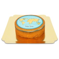 Weltkartentorte (Klein (18 cm (6 Teile)))