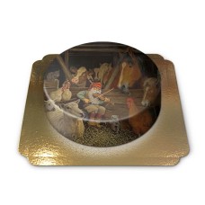 Musicians in the Stable - Jan Bergerlind (Small (18 cm (6-8 servings)))