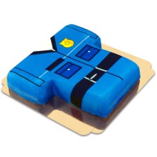 Policeman Cake (Medium ((25x17 cm) 16 parts))