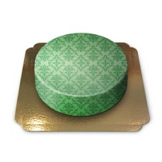 Green Royal Cake (Small ((18 cm) 6-8 slices))