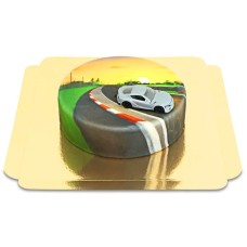 TOYOTA® Miniaturauto auf Torte (Klein (18 cm (6-8 Teile)))