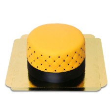 Yellow Deluxe Cake - Double Height (Small (18 cm(12 slices)))