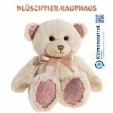 Teddybär mit Schleife und Glitzereffekt