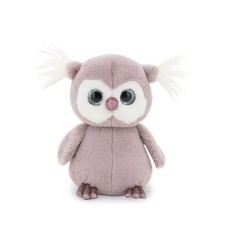 Lila Kuscheltier Eule mit Glitzeraugen (Fluffies)
