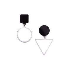 Frieden und Einheit asymmetrische Ohrringe