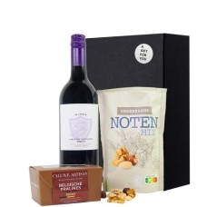 Wein- und Pralinen-Geschenkkorb