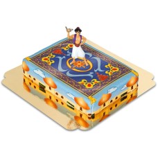 Aladdin auf Teppich über Agrabah Pie