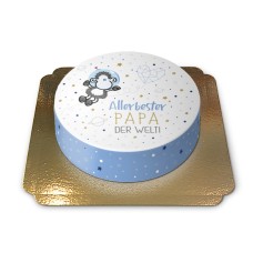 Sheepworld – Best Dad in the World Cake (Klein ((18 cm) 6 Portionen))