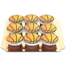 Basketball-Cupcakes, 9er-Pack