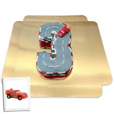 Autonummer-Kuchen #3