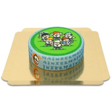 Fußballspielende Mainzelmännchen (Klein (6 Portionen))
