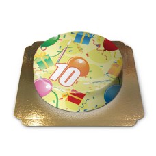 Geburtstagstorte mit Nummer (Klein (6 Portionen))