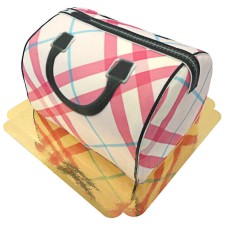 Beuteltorte mit Muster, rosa