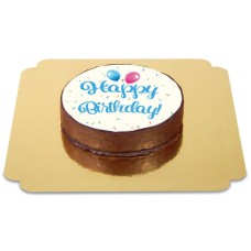 Alles Gute zum Geburtstag Sachertorte BLAU
