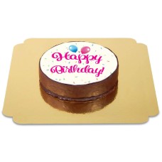 Alles Gute zum Geburtstag Sachertorte PINK