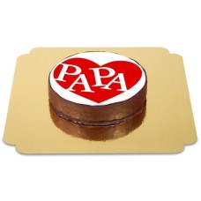Herz für Papa Sachertorte
