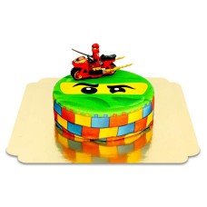 Lego Ninjago auf Ninja Cake (Klein (6 Portionen))