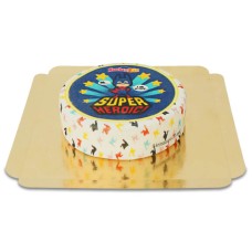 Mascha und der Bär Superhelden-Kuchen (Klein (6 Portionen))